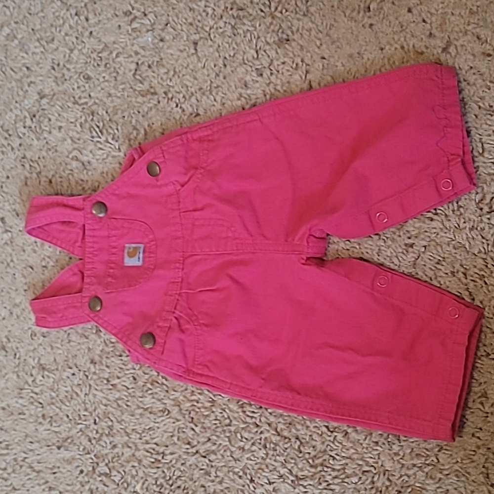 Carhartt pink long pants overalls